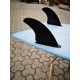 Twin fin glass flex Black- Futures system 