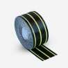 Rail Tape Carbonio- 1m x 65 mm Nero/Giallo