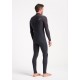 C- skins -Session - Tg LS - 4x3 MENS CHEST ZIP - ANTHRACITE